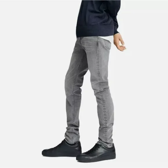 RAG & BONE Mens Jeans Grey Fit 1 Extra Slim Legs Button Fly Denim Size 31 - Picture 2 of 15